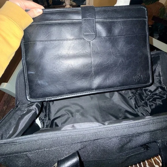 BEIS Black The Convertible Weekender Travel Bag (full size) - Picture 3 of 5